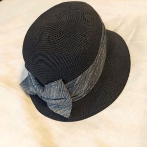 Straw Cloche hat
